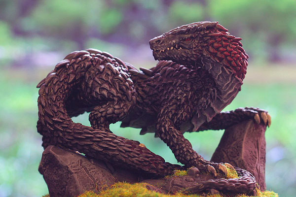 figurine chien dragon